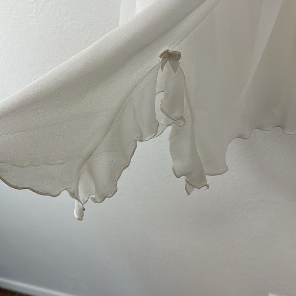 Linea Donatello 2-Piece Short Nightgown + Panty Women's Plus 1X Ivory New - Picture 5 of 12